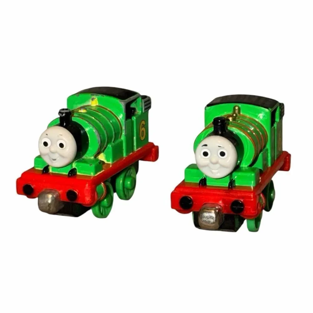 LOT OF 2 Thomas & Friends PERCY Diecast Metal Train Take Along Take-n-Play #6
